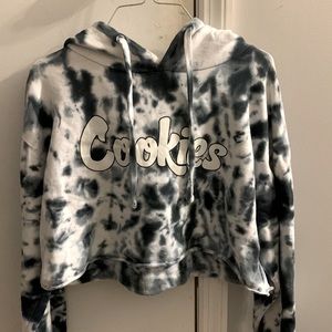 cookies cropped hoodie